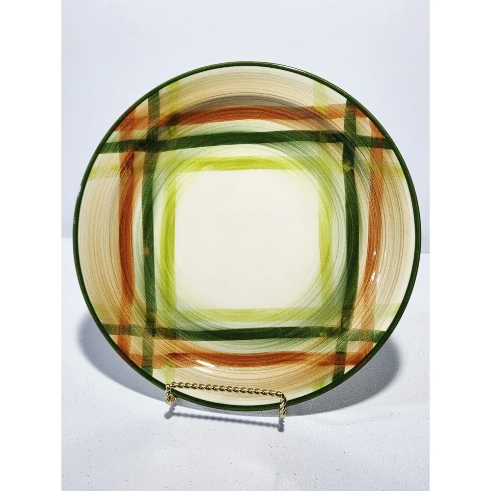 Metlox Poppytrail Vernonware Tam O’Shanter 10 ½” Dinner Plate